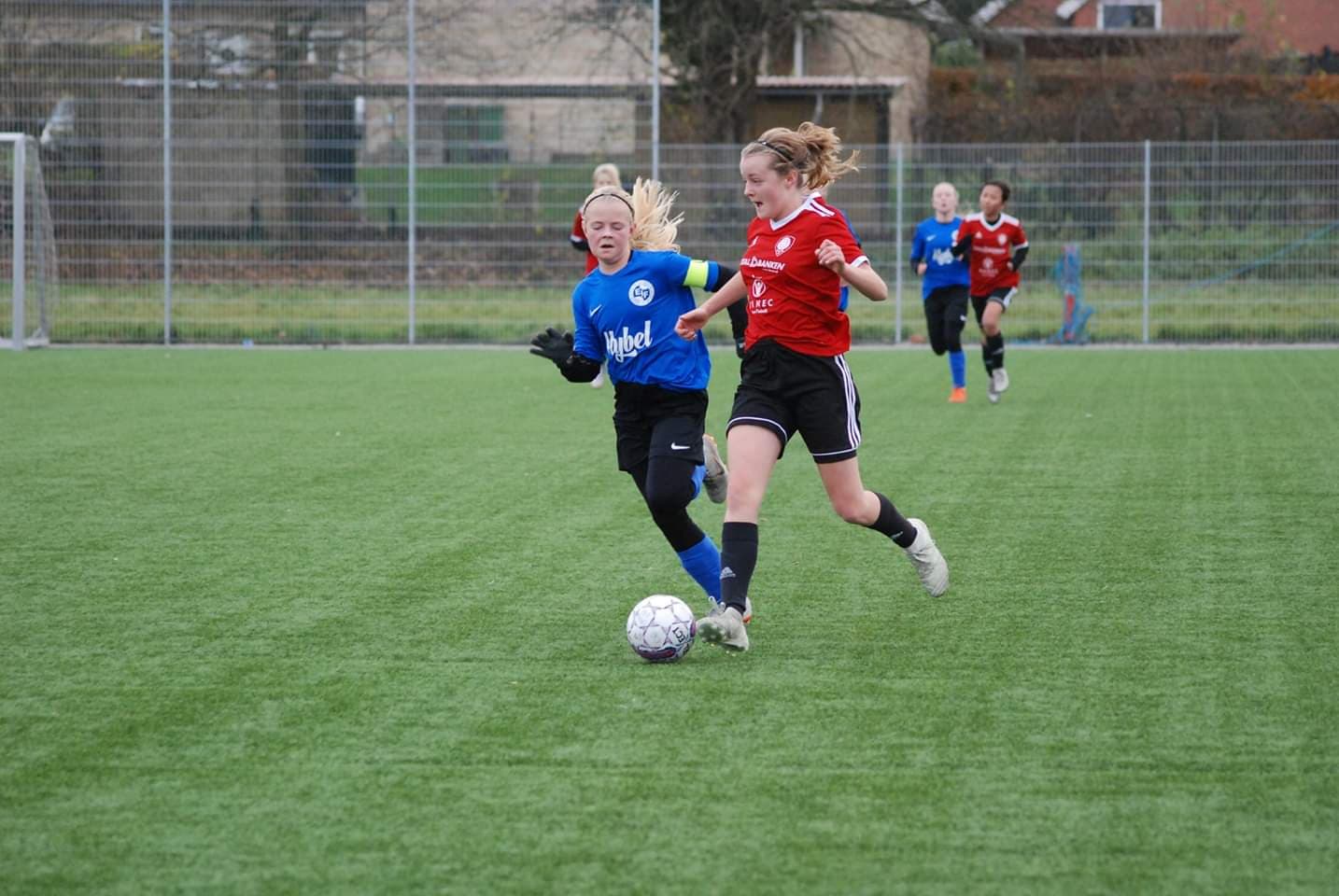 Holdets anfører Selma Jespersen scorede begge mål